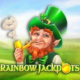 Rainbow Jackpots logo by Red Tiger Gaming Casea Casino