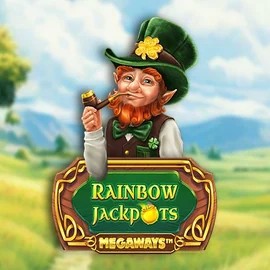 Rainbow Jackpots Megaways online game logo by Red Tiger Gaming on caseacasinoo.cz