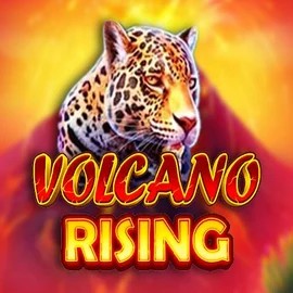 Volcano Rising online game logo by RubyPlay on caseacasinoo.cz